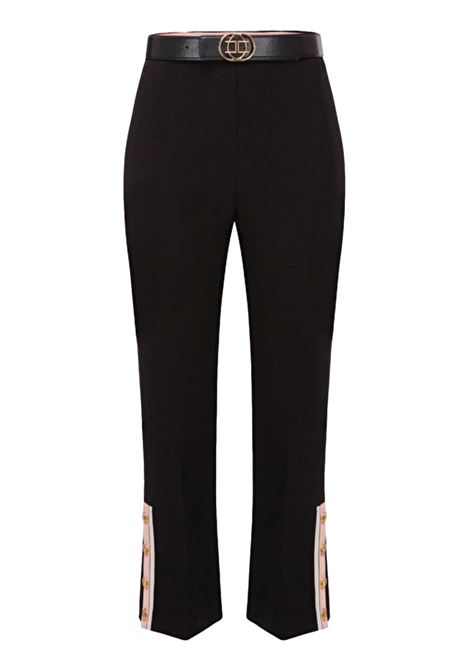 Pantalone Capri con cintura ELISABETTA FRANCHI | Pantaloni | PA03397E2.698